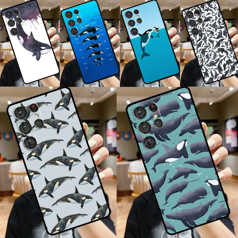 Чехол Orcas для Samsung Galaxy S22 Ultra S10 S9 S8 Note 10 Plus 20 S21 S20 FE |