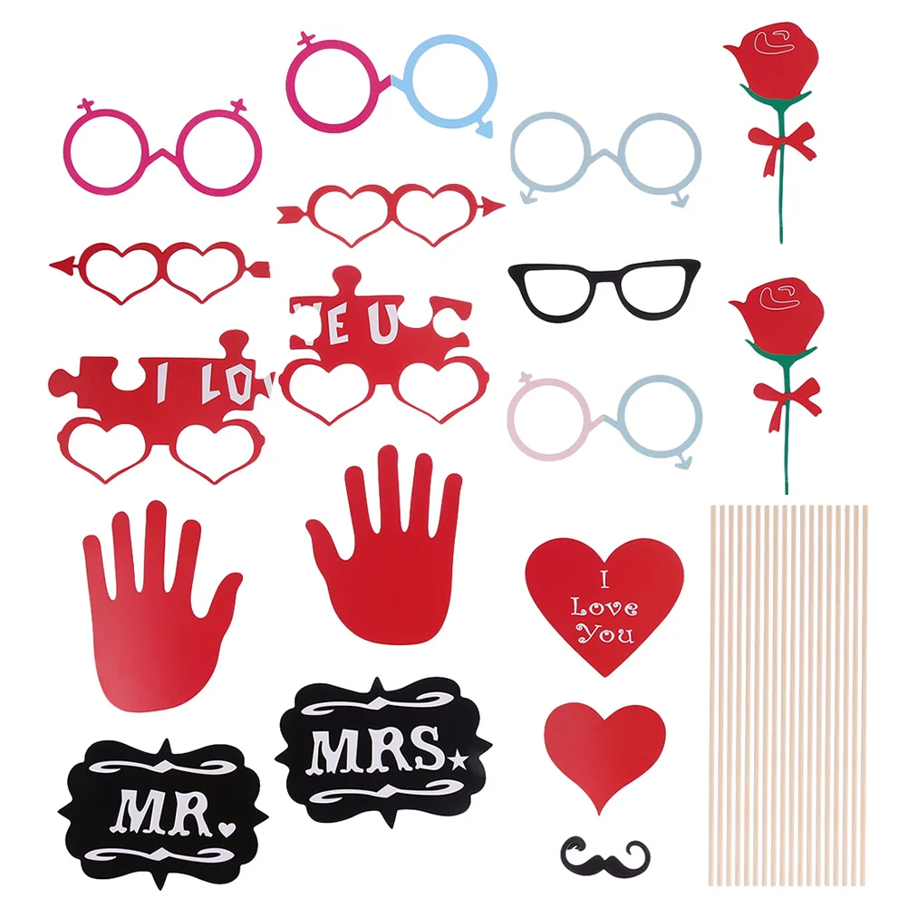 19 шт. реквизит для фотобудки креативный комплект вывесок свадебной фотографии