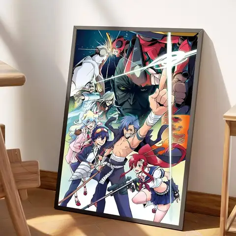 Gurren lagann poster - купить недорого | AliExpress