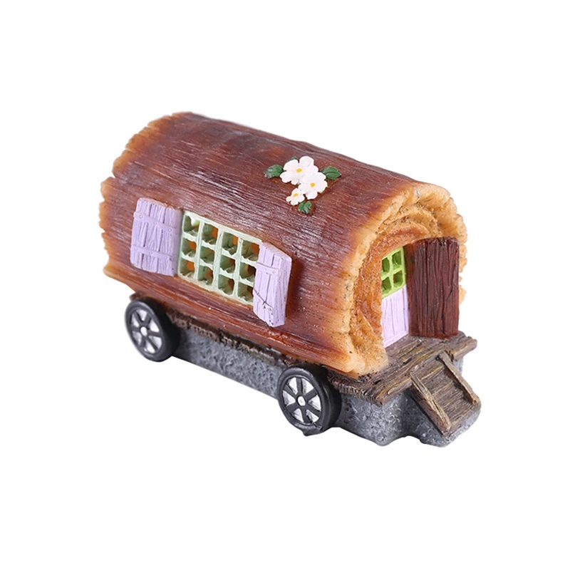 

S-светильник на солнечной батарее, деревянная каретка для украшения сада, уличная лампа для газона, декоративный водонепроницаемый светоди...