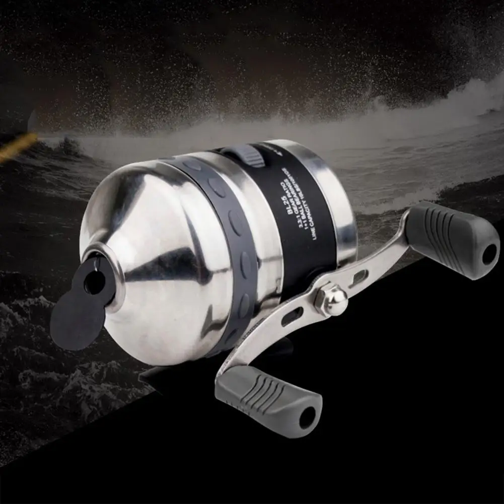 

Fishing Line Reel Exquisite Anti-Scratch Stainless Steel Ball Bearing Max Drag Fishing Coil Spincast for Water Area