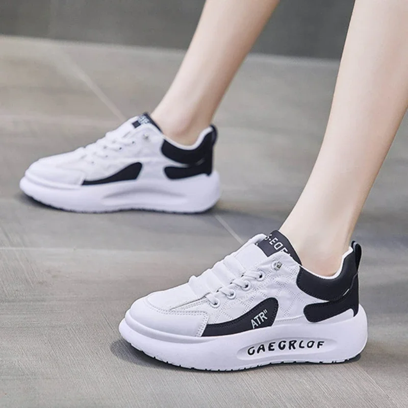 

Women Sport Sneaker Running Shoes 2024 New In Comfort Flats Designer Tennis Female Vulcanized White Shoe Woman Trainers Footwear
