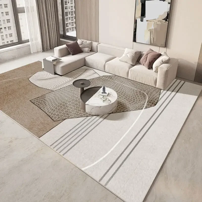 

Современный стильный роскошный ковер для гостиной, декоративные коврики для спальни, большие гостиничные коврики, Простой Большой ковер в нордическом стиле для гостиной