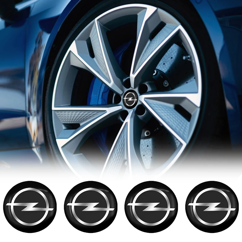 

4pcs Car Wheel Center Hub Caps Car Stickers Decals For Opel Astra H J G K Insignia Corsa D Vectra C Zafira B Car Accessories