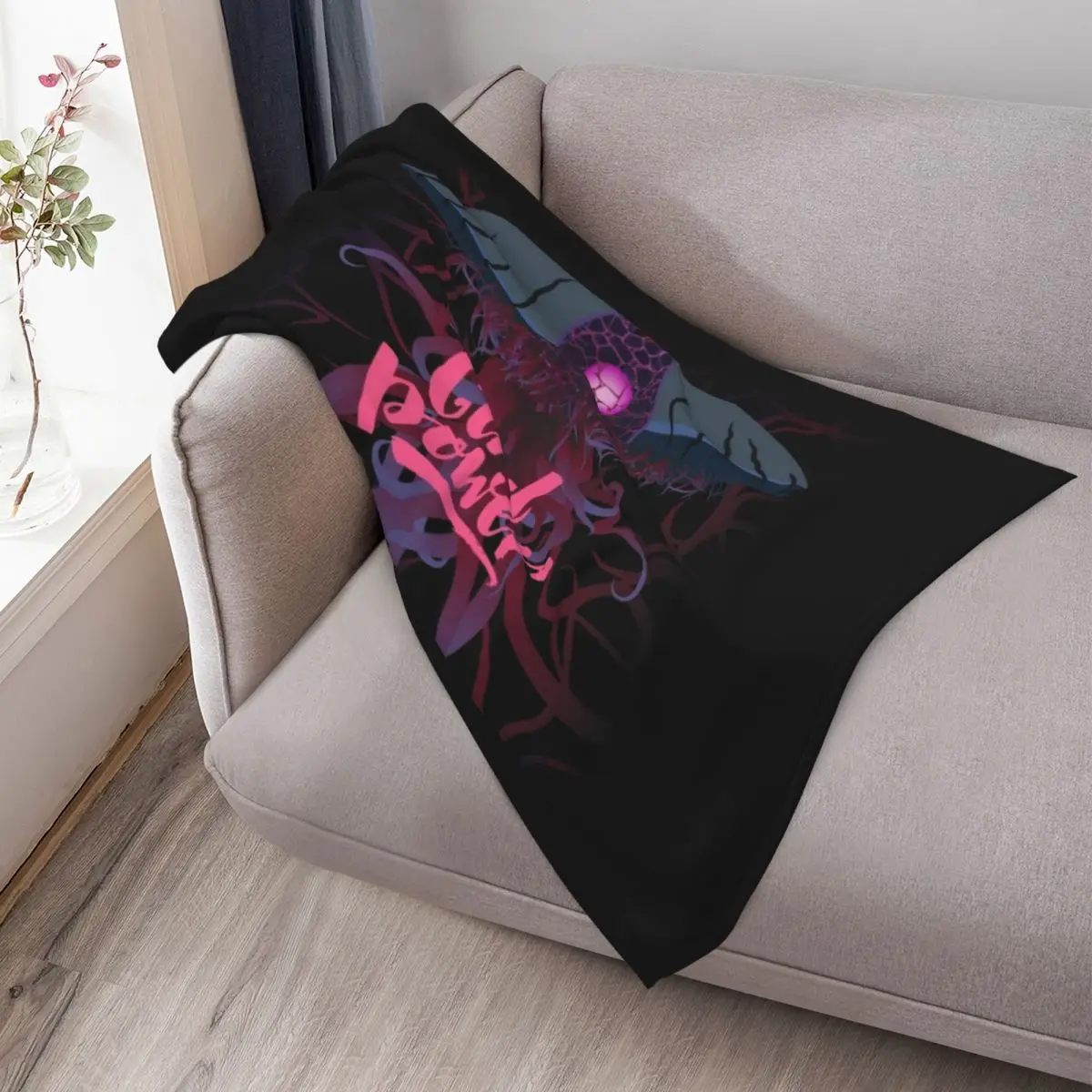 Фото Плед Emrakul Girl Power, пушистый плюшевый плед для дивана и кресла №3