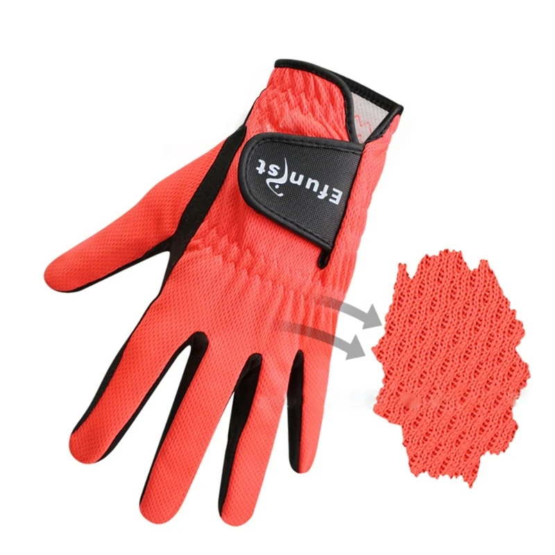 

Men Breathable Golf Glove Left Hand Non-Slip Flexible Golf Glove Adjustable