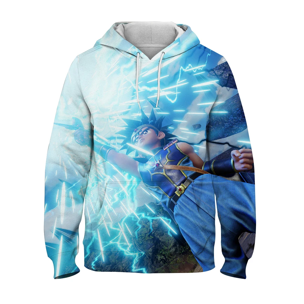 

Men's Hoodies Sweatshirt 3D Print Doragon Kuesuto Streetwear Harajuku Pullover Hip Hop Jacket Men Women Tracksuit Hoodie