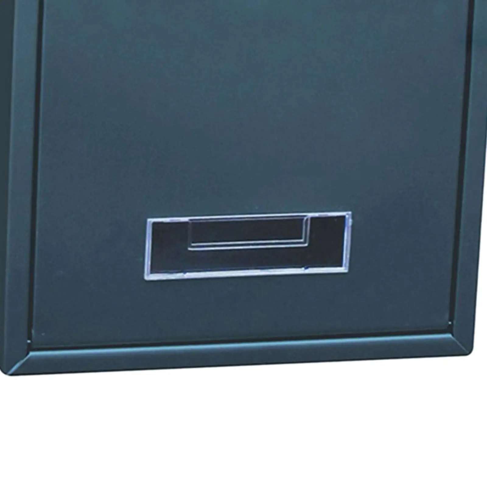 Locking Mailbox Wall Mount Anti-rust Mail Mail Box Suggestion Box Grey