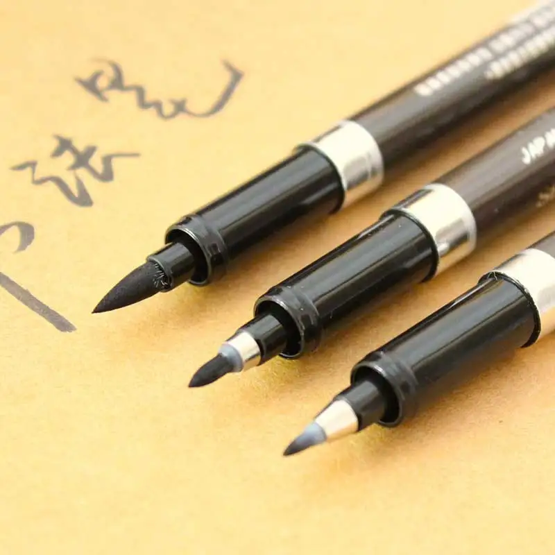 

Fine Fiber Chinese Japanese Calligraphy Brush Pen For Calligraphy Signature Nominations Painting Lettering Art Writing Supplies