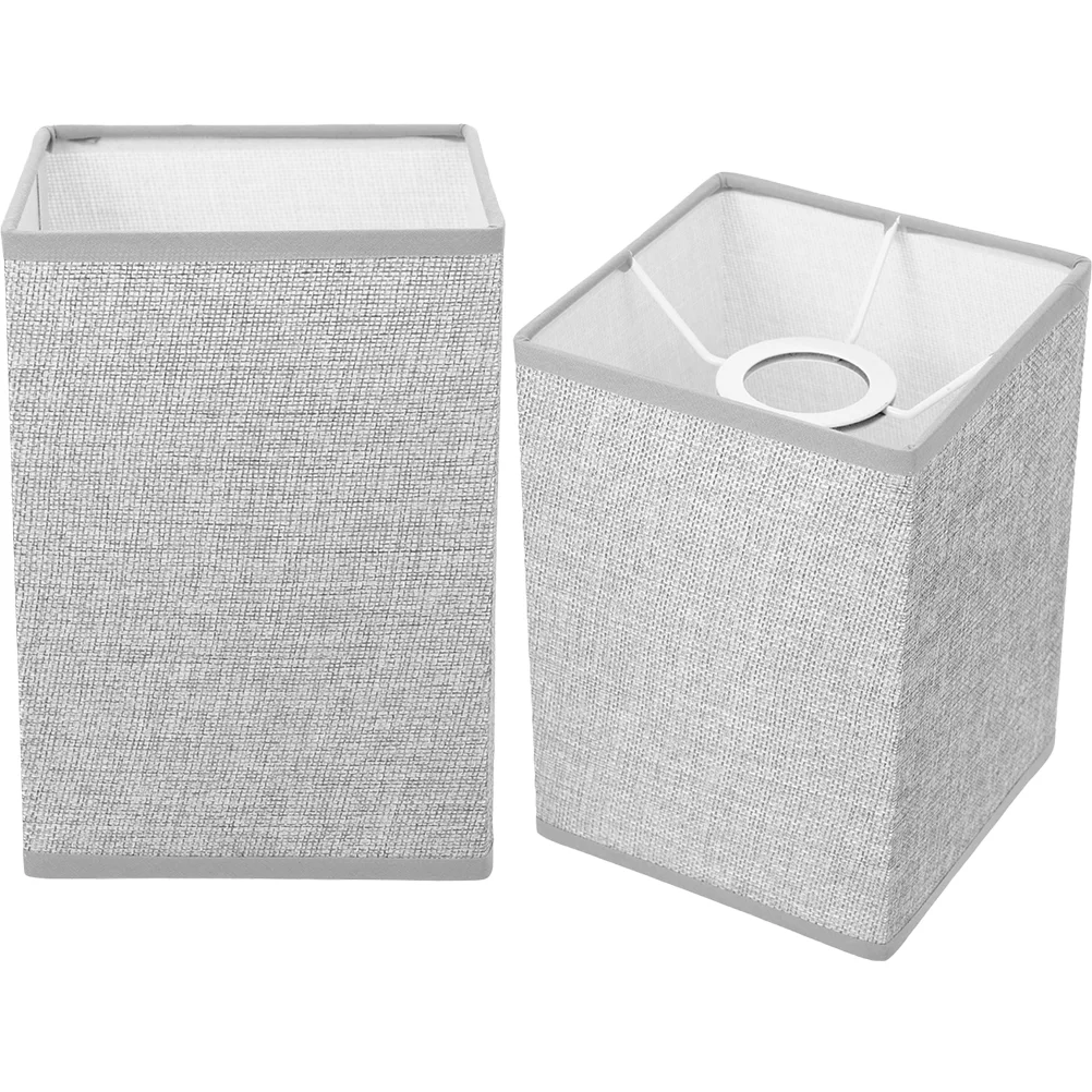 

Linen Lampshade Table Replacement Home Household Light Cover Vintage Chandelier