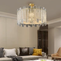modern led bedroom light living room creative crystal ceiling light hotel villa interior lighting wholesale