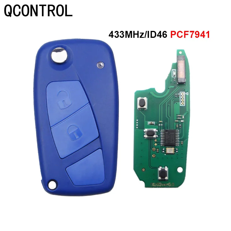 Пульт дистанционного управления QCONTROL 2 BT ID46 для Fiat Panda 2003 2004 2005 2006 2007 2008 2009 2010 2011 2012