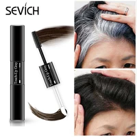 instant hair dye stick 2 in 1 hair dye pen makeup cover up root gray hair coverage modify cream black brown soft brushes heads