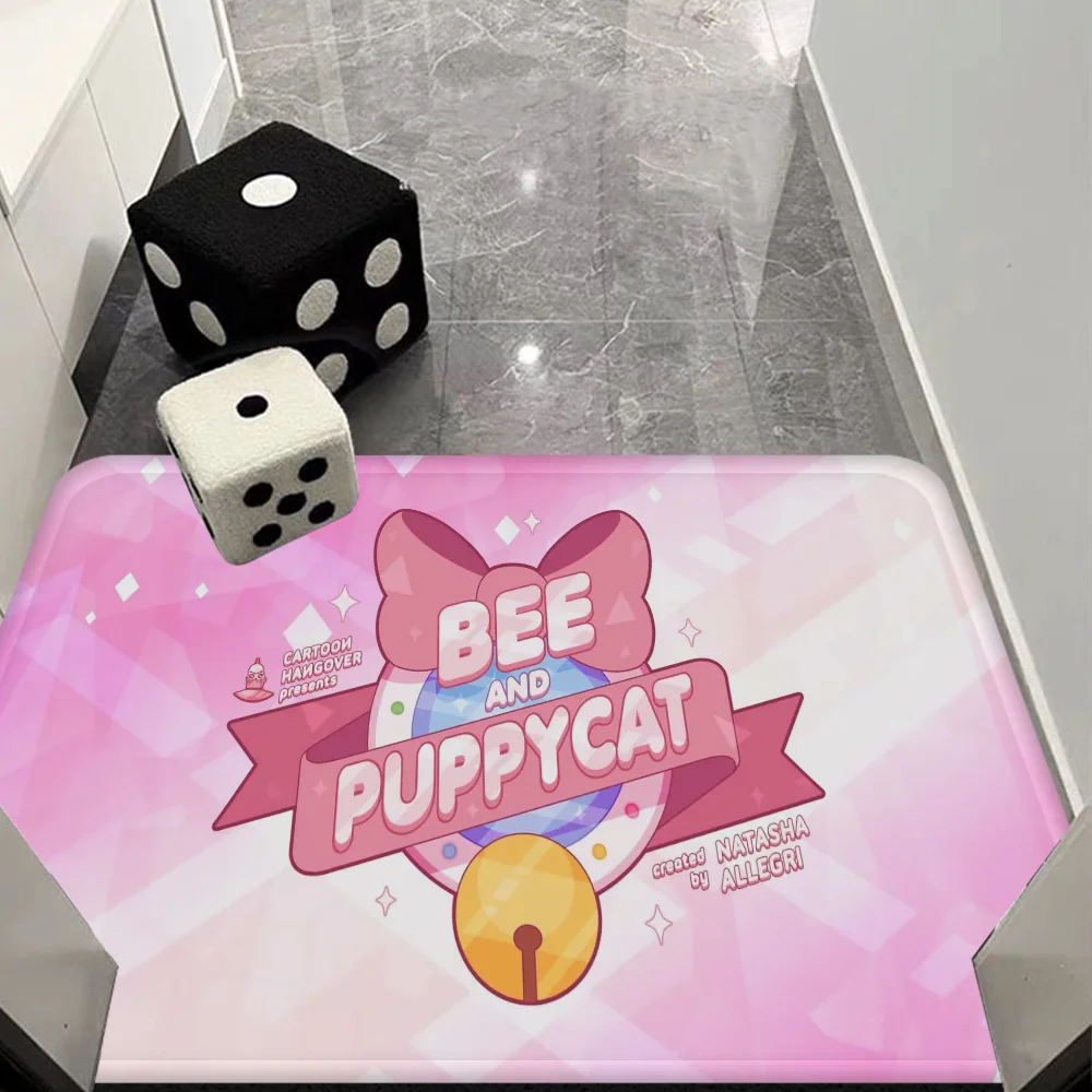 B-Bee A-And P-Puppycat Напольный Коврик Противоскользящий Ковер Из Полиэстера В