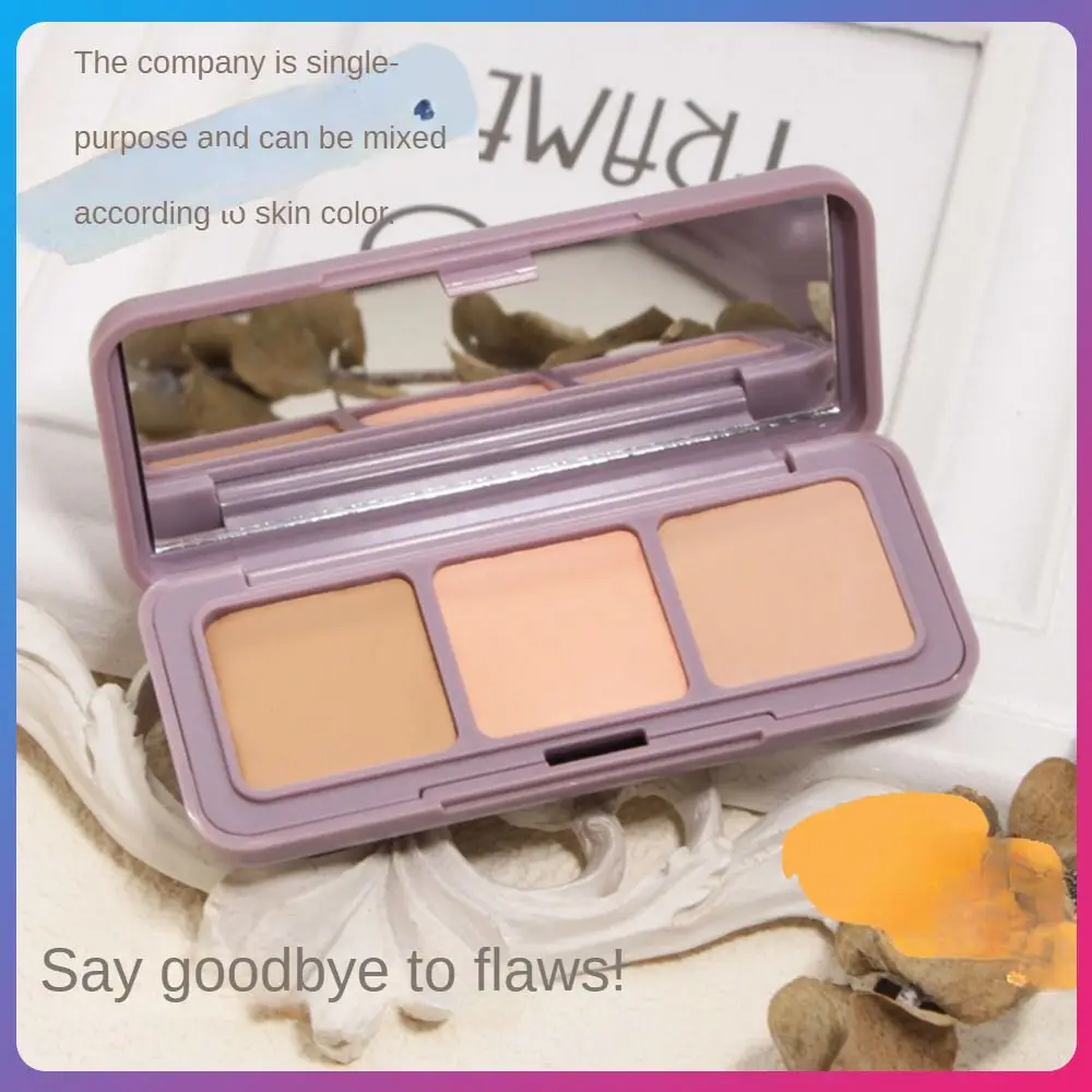 

Cover Acne Spots Dark Circles 3 Color Concealer Makeup Concealer Waterproof Modify Skin Tone Foundation Concealer Cream