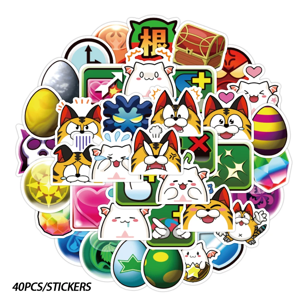 

40 шт. микс мультфильм наклейки Животные пакет для Diy ноутбук Чемодан чехол для телефона скейтборд водостойкие наклейки