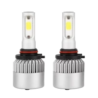 2pcs ip68 waterproof high bright car 9005 led headlights 6000k with 360%c2%b0 beam angle with cooling system fan
