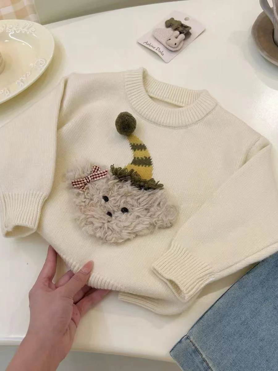 Для женщин. Детский свитер новинка 2024 детский утолщенный в стиле вестерн милый