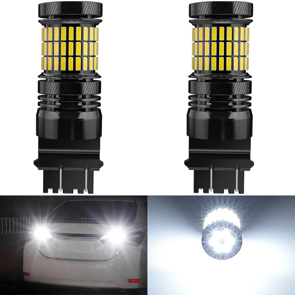 2 шт. супер яркие красные фонари заднего хода 3157 K P27/7W T25