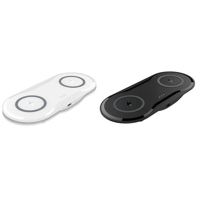 

20W Dual Qi Wireless Charger Pad For Iphone 11 XS XR X 8 Pro For 10 W Dual Fast Charging Base