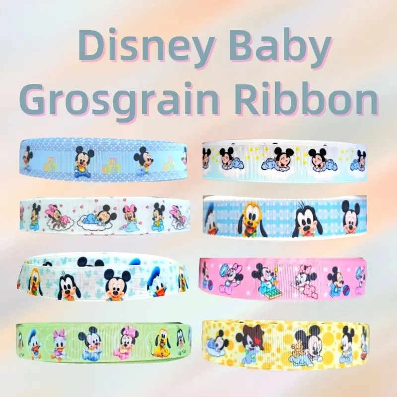 10yards Disney Ripsband Mickey Minnie Pluto Goofy Baby Niedlichen Cartoon DIY Handwerk Liefert Stoff Bouquet Geschenk Box 080322