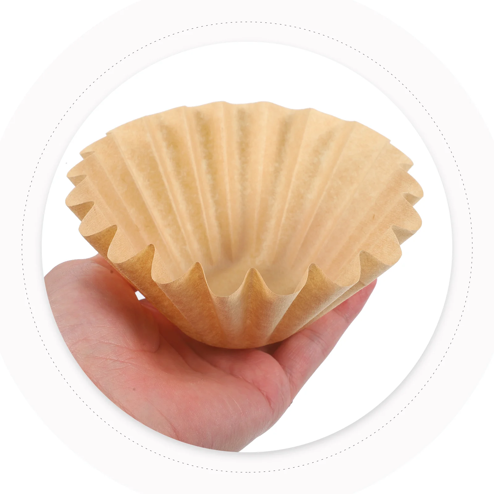 Капельный фильтр для кофе 50 шт. бумажные чашки торта ручной работы порошка