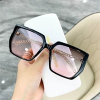 2022 uv400 womens sunglasses gradient lens glasses 2021 brand designer hollow out alloy leg eyeglasses female male eyewear