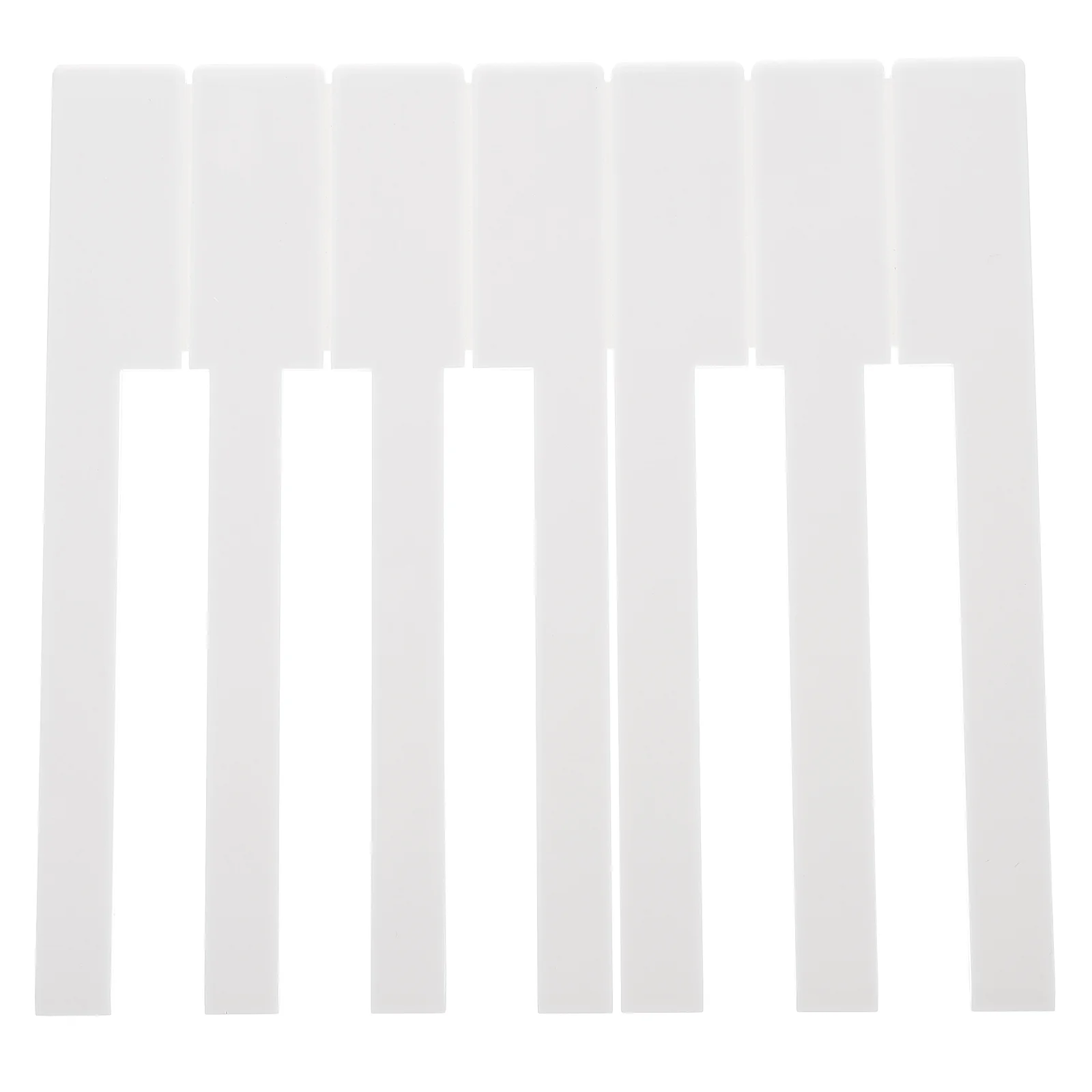 

52pcs Practical Piano Keytops Piano Replacing Keys Piano Supplies (White)