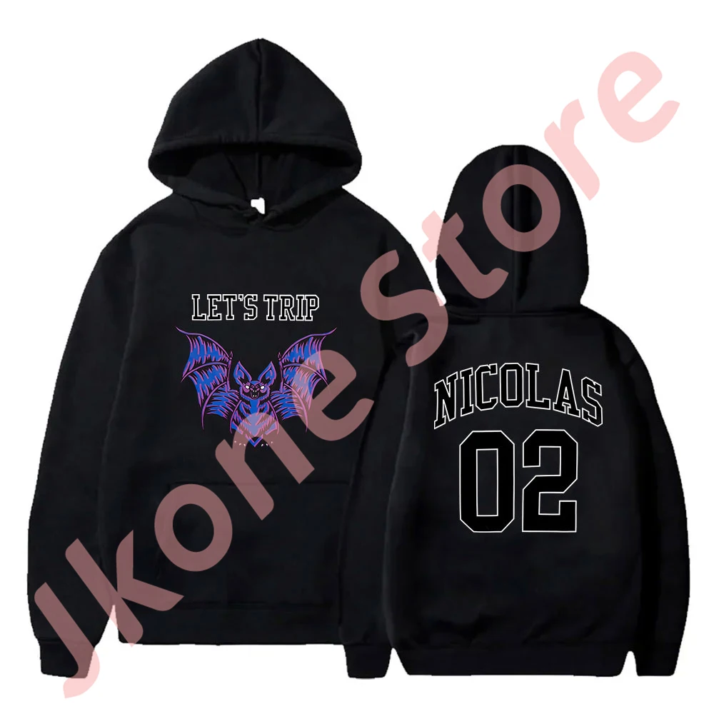 Sturniolo Triplets Let's Trip Bat Logo Merch толстовки косплей женские мужские модные
