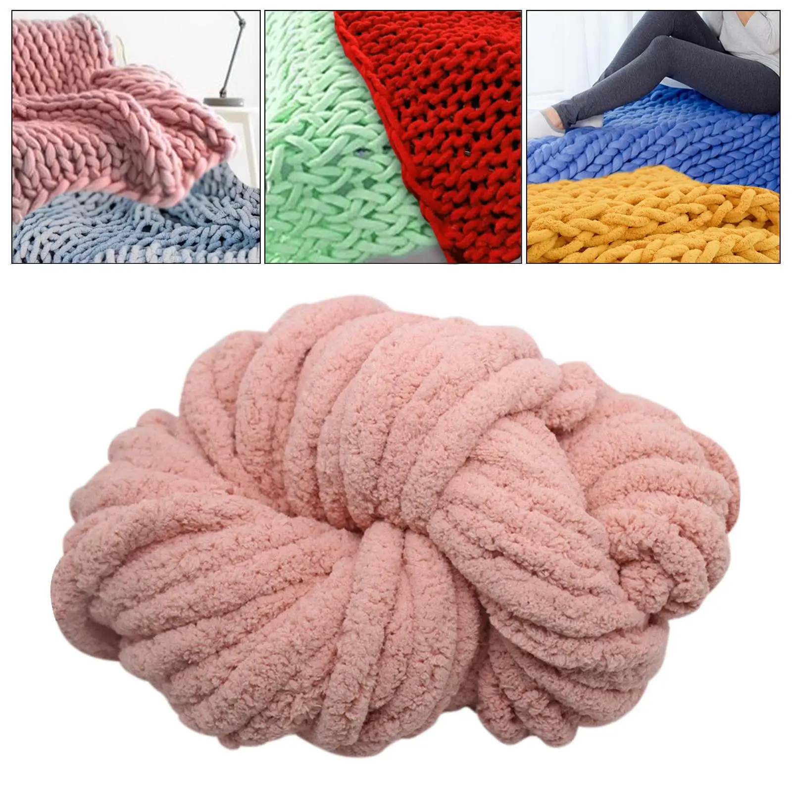 Массивная пряжа из синели плюшевая объемная для кровати поделки своими руками