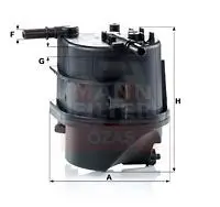 

Store code: WK939 diesel filter for WK939