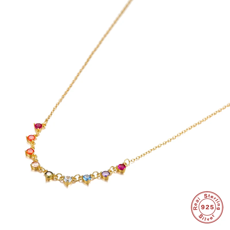 

Ожерелье женское из серебра 925 пробы, с фианитами