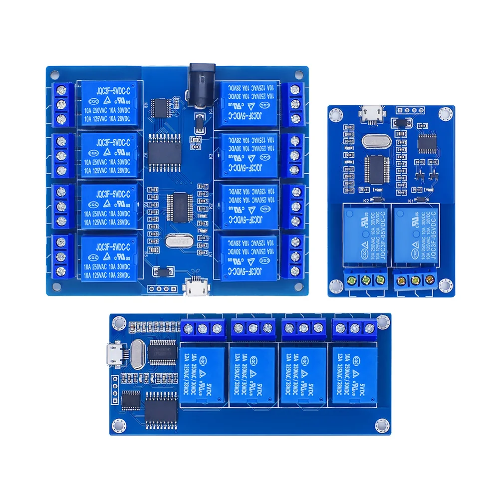 

Релейный модуль DC 5V MICRO релейный модуль USB 2 4 8, релейный модуль, релейный выход индикатора, usb-интерфейс