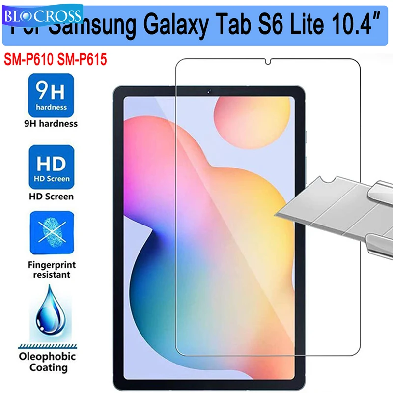 

For Samsung Galaxy Tab S6 Lite 10.4 SM-P610 SM-P615 Screen Protector for Samsung P610 P615 10.4 inch 2020 Tempered Glass Flim
