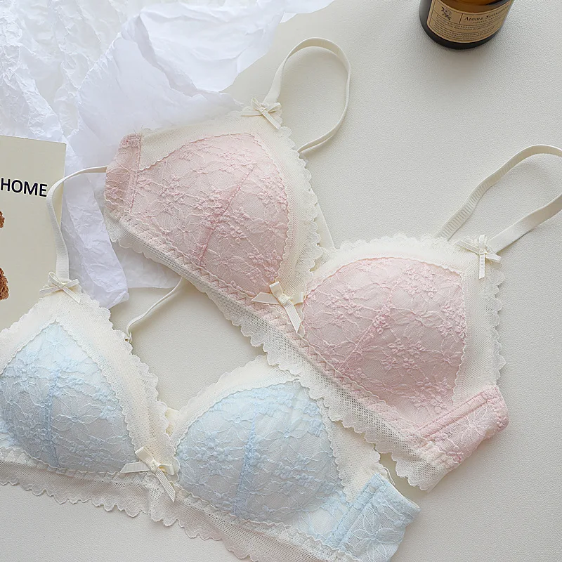 Женское нижнее белье с маленькой грудью тонкое без косточек сексуальный