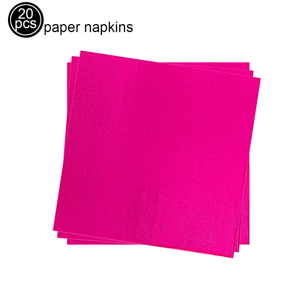 

Розовые бумажные принадлежности для вечеринок