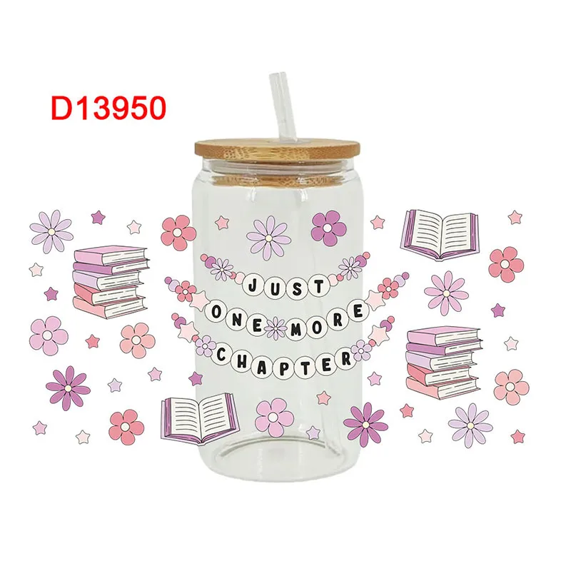 

3D УФ-переносные наклейки DTF, обертывания для чашек на 16 унций, с принтом «Бог веры» для DIY, стекла, керамики, металла, кожи и т. д. Д13950