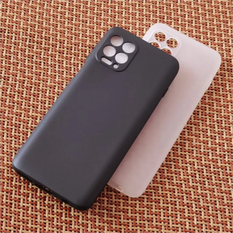 Черный чехол из ТПУ для камеры moto Edge s xt2125 защитный противоударный с защитой от