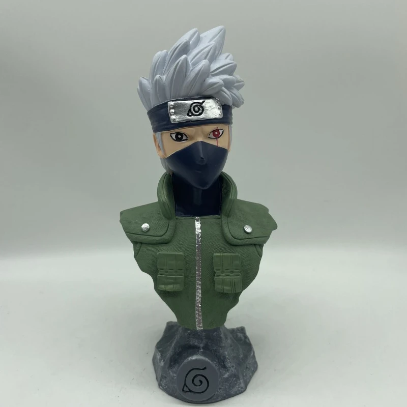 

15cm Anime NARUTO Spoof GK Resin Naruto Hatake Kakashi Uchiha Itachi Sasuke Bust Action Figure Model Toys Gifts