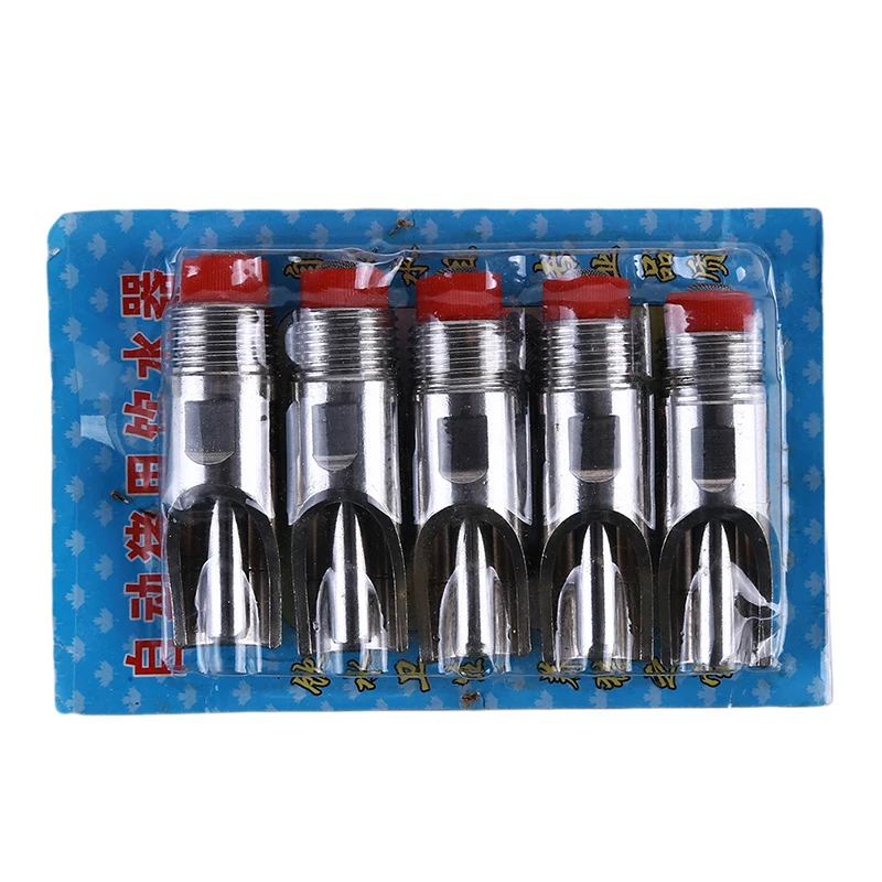 

5pcs/set Farm Drinking Fountains Thread Pig Hog Steel Automatic Waterer Drinking Fountains Nipple Drinker Livestock Supplies