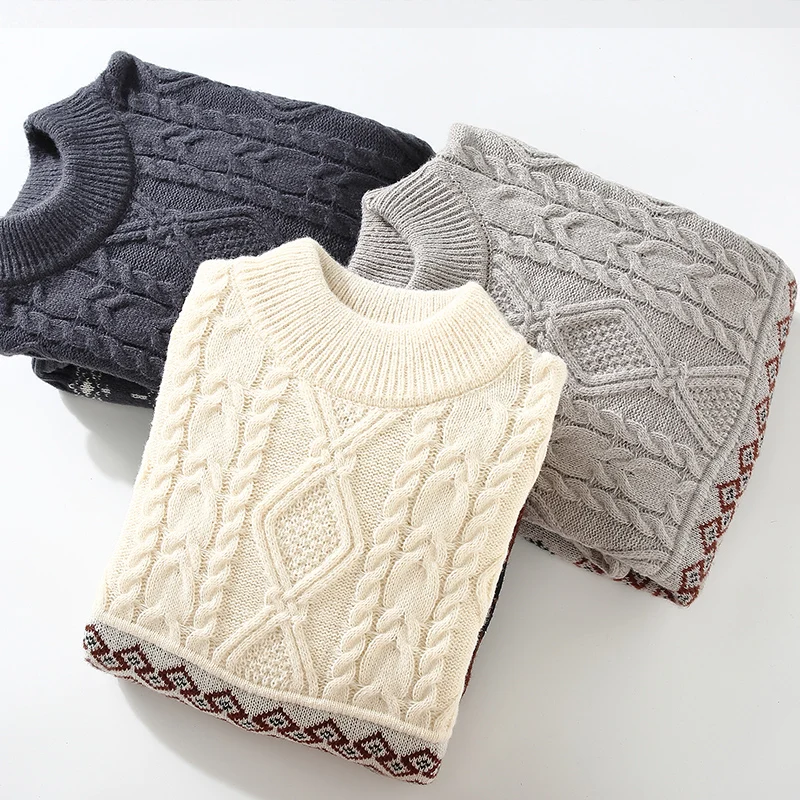 Ugly Sweater Men Fashion Spring Winter Streetwear Casual Men Clothing Christmas Pullovers Women Y2K Oversize Knitted Sweater