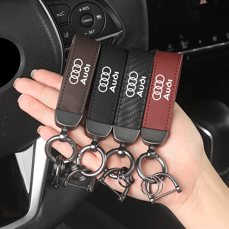 Автомобильный брелок для ключей брелок-держатель Audi Q5 Q7 Q3 A3 A4 A6 A5 A1 A8 Q8 Q2 A7 Quattro TT S3 S4