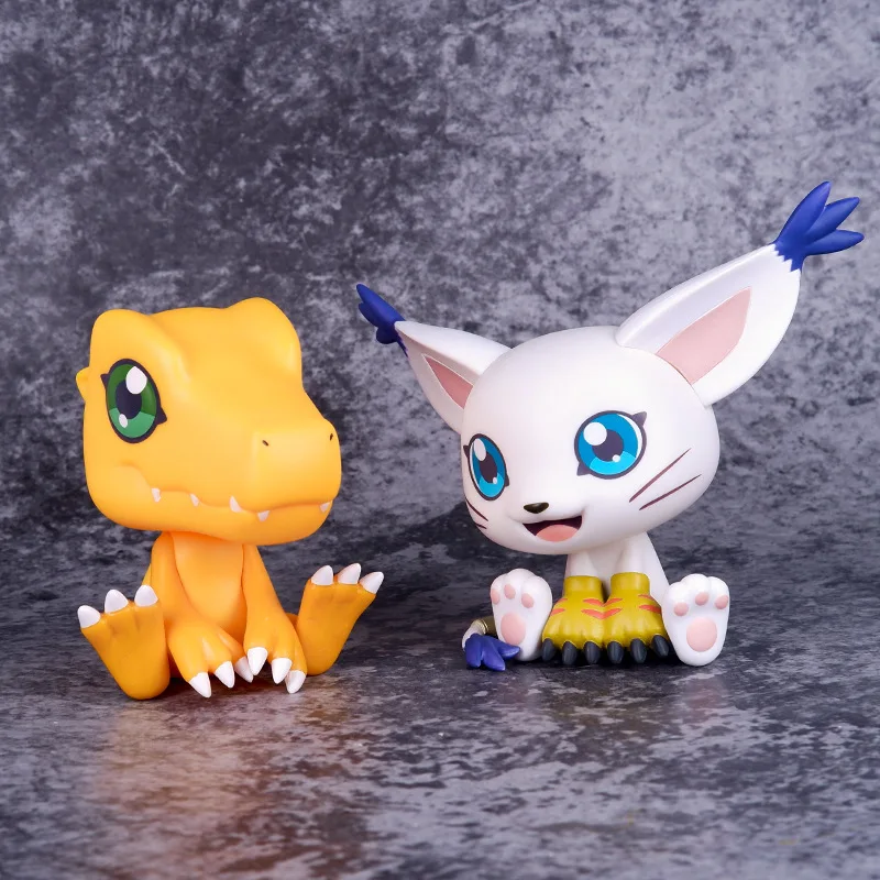 

9-11CM Anime Digimon Adventure Figure Tailmon Agumon Action Figure Toys for Boys Girls Kids Children Birthday Gifts Model