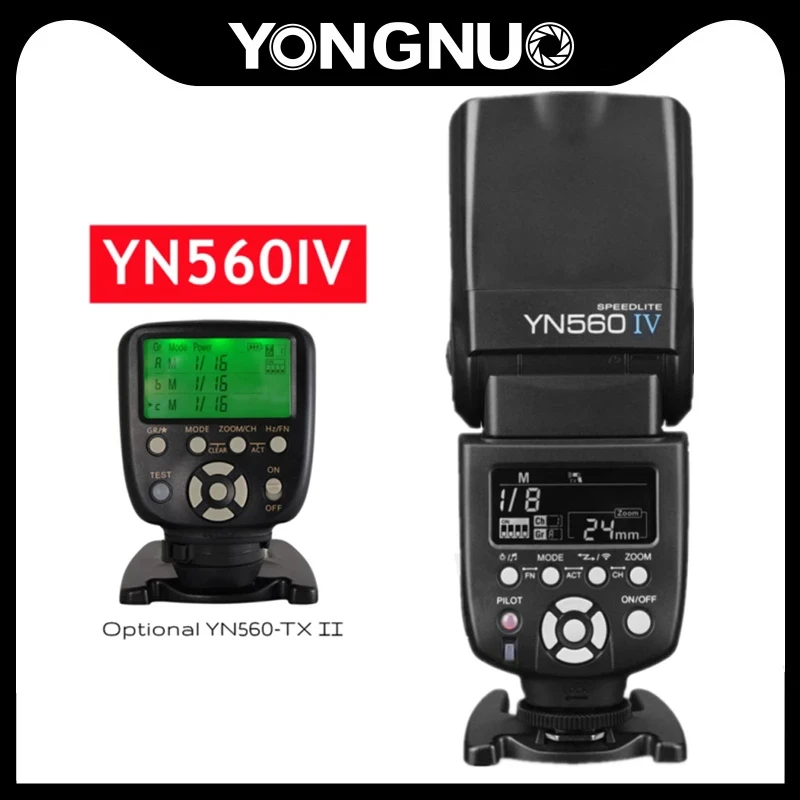 Yongnuo YN560IV YN560 IV Вспышка Speedlite Универсальная для камеры Pentax Canon Nikon Sony Fuji Olympus