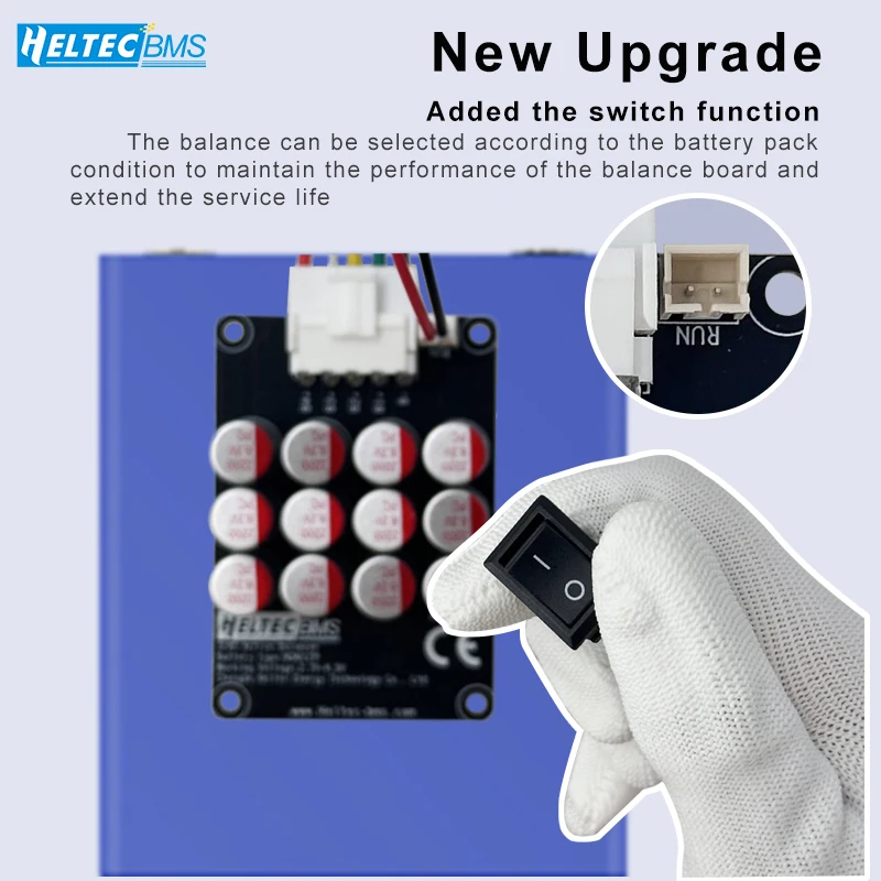 Фото Активный балансир литиевой батареи Heltec 5A 3S 4S 12S 13S 14S15S 16S с коммутационным модулем балансировки эквалайзера №5