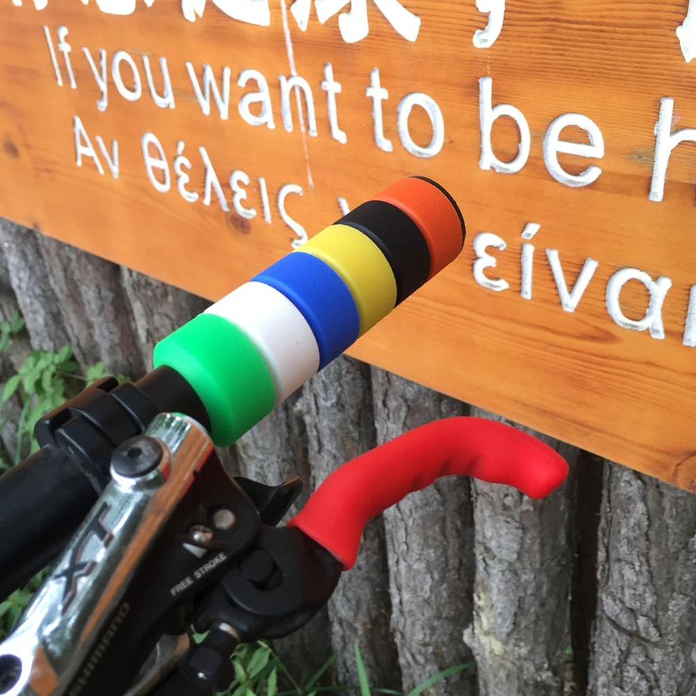 

Bicycle Handle Bar Grips Cover Silicone MTB Folding Kid Bike Cover Handlbar Non-Slip Shock-Absorbing Ultraight Cycling Grip