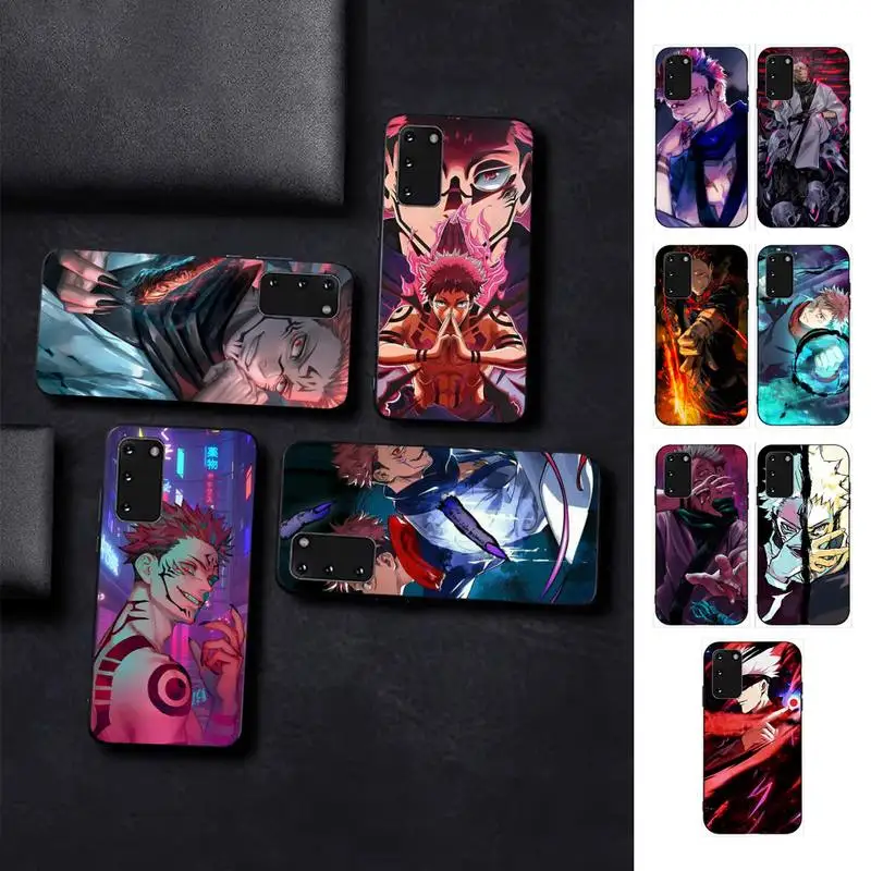 

Anime Jujutsu Kaisen Phone Case for Samsung S10 21 20 9 8 plus lite S20 UlTRA 7edge