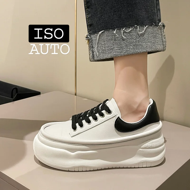 

Luxury Brand Flat Platform Heels Casual White Women Shoes Autumn New Sport Running Mujer Zapatos Walking Breathable Femme Shoes
