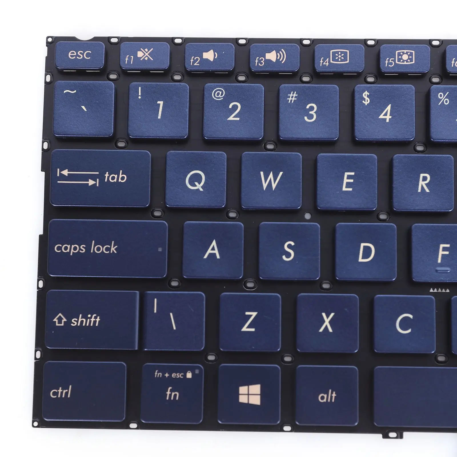 Клавиатура для ноутбука ASUS ZenBook 14 UX434 UX434F UX434FA UX434FL UX434FLC Royal-blue с подсветкой