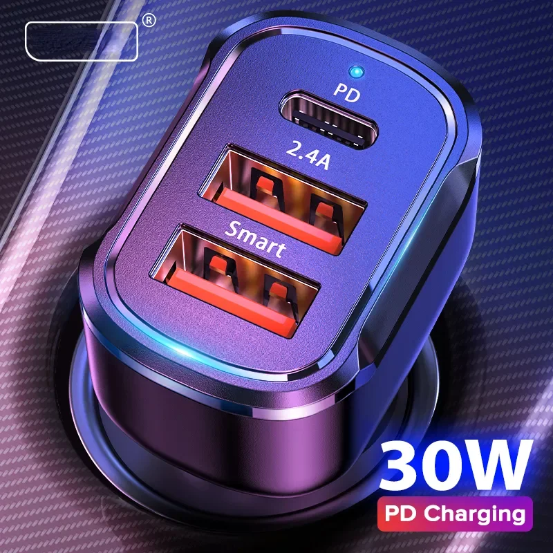 

PD USB C Car Charger Quick Charge 4.0 3.0 QC4.0 QC3.0 Charger Type C Fast Charging 13